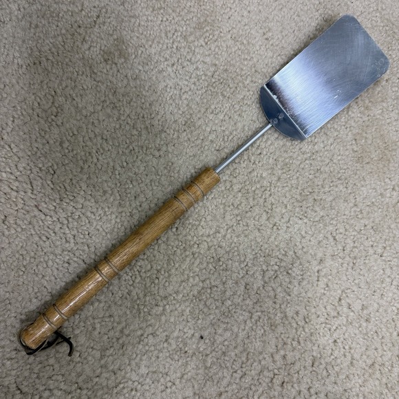 Heuck Other - Hueck Wooden Handle Metal Spatula for‎ Cooking and Grilling